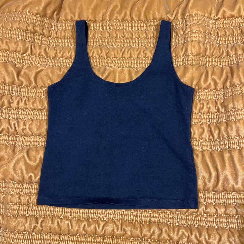 Topshop black tank top